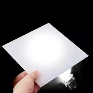 조명용 LED 유백 아크릴 1mm 광확산 반투명시트 라이트커버 패널