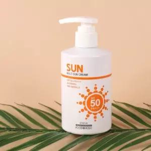 대용량선크림 온가족사용 펌프형 촉촉한 자외선차단 크림 250ml