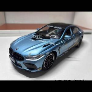 1:24 BMW M8 합금 스포츠카 모델 다이캐스트 장난감 차량 자동차 높은 시뮬레이션 컬렉션 14세 이상 선물 C