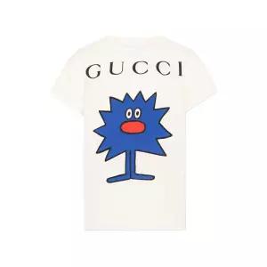 [GUCCI] 키즈 미스터 스니즈 반팔 티셔츠 화이트 547559 XJHPT 9214