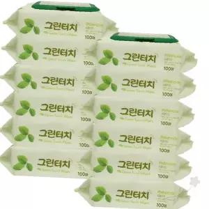 피톤치드 성분 아기 손 얼굴 닦는 물티슈 캡 타입 휴대 위생용품 어린이 민감