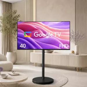 팝뷰 블랙에디션 삼탠바이미 세트 40인치 스마트 이동식 TV 중소바이미 V1