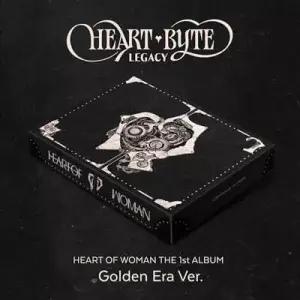 [CD] HEART OF WOMAN (하트오브우먼) - THE 1st ALBUM [Heart Byte : LEGACY][Golden Era Ver.] /2CD + 포토북 + 접지포스터 + Character Ver. 스티커세트 + Artwork Ver. 스티커세트 + 포토카드 A ver. 1...