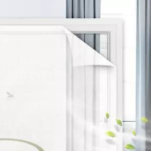 240X120CM 창문필터 방진망 미세먼지차단 꽃가루 방충망 붙이는 탈부착 방충망