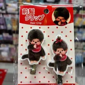 Monchhichi 몬치치 앞머리 고정 머리핀 헤어클립