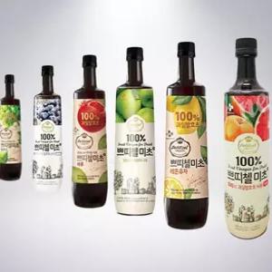 학교 미초 쁘띠첼미초 900ml 미초. 홍초. 흑초 .파인애 플식초 하니C3