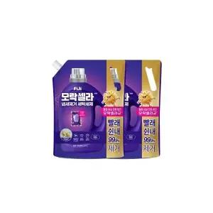 피지 모락셀라 액체세제 2.3L 리필 코튼향 2개