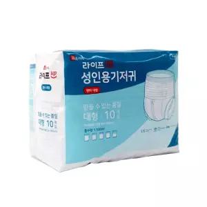 1팩 라이프업 대형 성인용기저귀 팬티형 10매