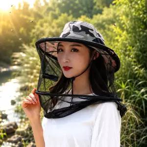 방충망 모자 여름 낚시 모기 벌레 방지 퇴치 차단 버킷햇 벌 양봉 벌망 벌초 벌모자