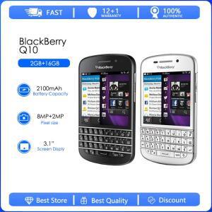 블랙베리 Q10-1-3-5 리퍼브 제품-오리지널 Q10 휴대폰 3.1인치 듀얼 코어 8MP 2GB램 16GB 롬 3G 및 4G GPS