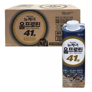뉴케어 올프로틴 커피우유맛 단백질음료 350mL 18팩 균형영양식