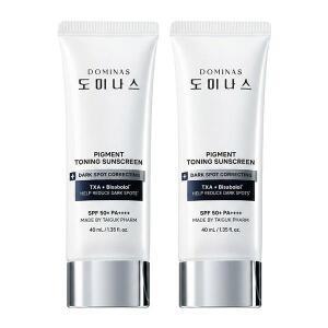 태극제약 도미나스 트라넥삼산 알파비사보롤 선크림 40ml 2개