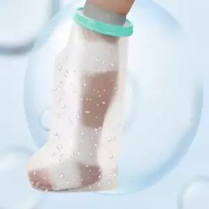 (옵션 무릎)깁스 샤워 커버 무릎 발깁스커버 기브스방수커버 깁스덮개 다리방수팩 다리깁스샤워 다리깁스방