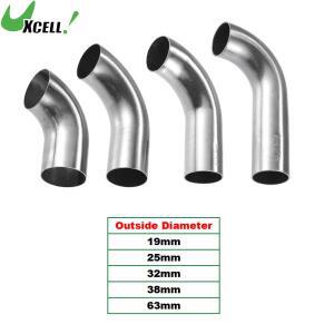 UXCELL 1개 19mm 90 ° 벤드 팔꿈치 파이프 튜브 DIY 배기관 공기 흡입 자동차 304 스테인레스 스틸