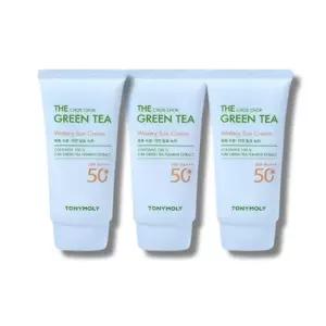 토니모리 더 촉촉 그린티 수분 선크림 50ml 3개