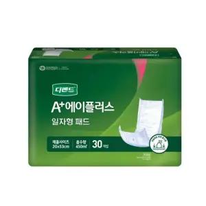 디펜드 에이플러스 일자형 패드 30매x6팩 속기저귀