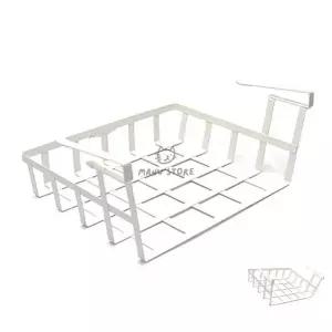 ( )주방수납장 철제바구니 부엌수납 주방수납바구니걸이 주방수납 걸이식바구니 36x26x14cm
