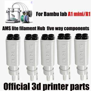Bambu Lab 3D 프린터 AMS Lite 필라멘트 허브 5방향 구성 요소 스위치 소모품 A1/A1 미니 부품용 멀티 컬러