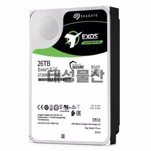 씨게이트 Exos X26 엔터프라이즈 HDD 26TB 데이터센터용 하드디스크