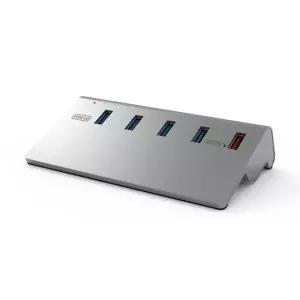 USB3.0 5포트 허브확장 퀵차지 유전원 노트북 PC 무선 USB젠더 (W958E25)