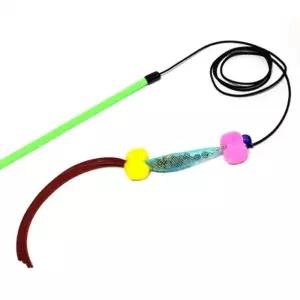 고품질 고양이 마따따비 줄낚시대 1P 샴무드 사냥놀이 장난감 고양이낚시대 (WECD306)