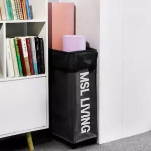 접이식 대용량 빨래바구니 세탁 틈새 이동식 빨래통 접이식빨래통 (WE874AF)