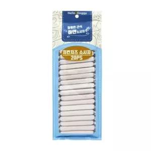 고품질 강아지 참좋은 간식 하얀 소시지 치킨치즈 20p X3개 (WED3E1A)