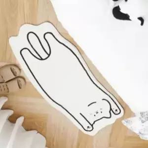 [콩심팥심]미끄럼 현관 고양이 욕실 주방 귀여운 러그 발매트 방지