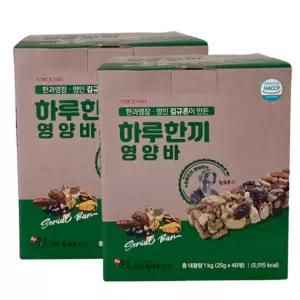 한과명장 김규흔 하루한끼 영양바 40개X2박스 신궁전통한과