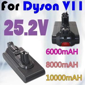 8000mAh 리튬 이온 배터리, 용 진공청소기, 다이슨 V11 진공청소기용  충전식 배터리