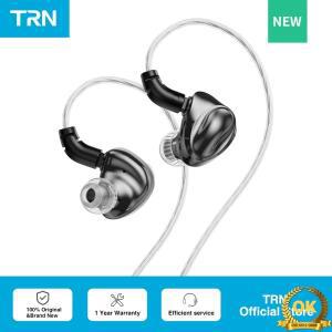 TRN 돌핀 헤드폰 10mm 듀얼 자기 회로 다이나믹 드라이버 리퀴드 메탈 이어폰