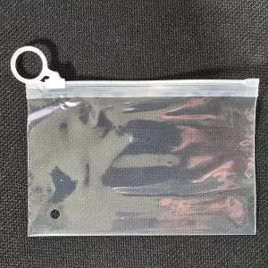 [룽스_66]투명 수납 데일리 가로지퍼백 파우치15x10cm
