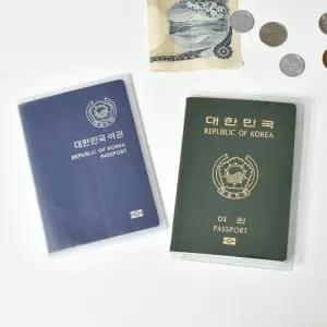 [룽스_66]투명 반투명 기본 여권지갑 신여권케이스