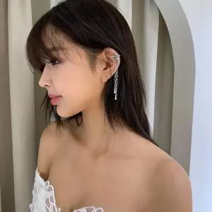 [룽스_66]여성 쥬얼리 기본 귀걸이 액세서리 실버