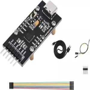 CP2102 USB-UART 직렬 변환 모듈 3.3V/5V 로직의 Type-C 어댑터 Windows/Mac/Linux용 플러그 앤 플레이