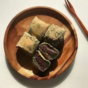 청애뜰/ 콩가루 쑥개떡 30개 + 호박인절미 30개 혼합 세트(50g/개, 총 60개 3Kg)(2박스