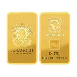 [아시아골드] 18.75g 순금 24k 잠상 프레스 골드바 / 금투자 금테크 순금