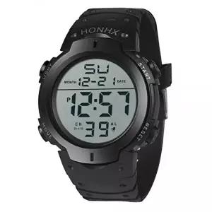 남성 디지털 HONHX Black 스포츠 손목시계_8001-3-WFOIQVP