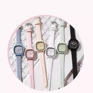 이시아르 여성 패션 데일리 손목시계 스마트워치 패션시계 컬러시계 사각시계 (WF1DA92)