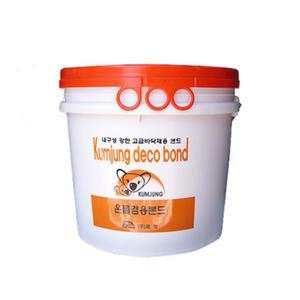 DIY 데코타일 바닥재 난방용 접착제 4KG 10KG/장판