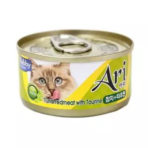 아리캔 참치타우린 80g x24개 고양이캔