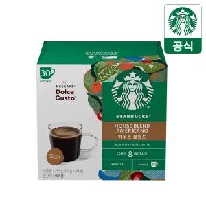 스타벅스 하우스 블렌드 30P by 네스카페 돌체구스토 호환 캡슐커피