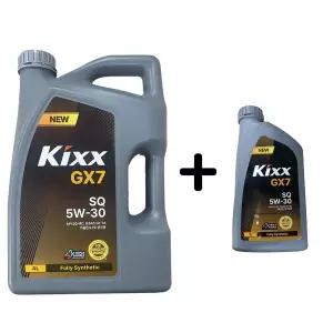 KIXX GX7 5W30 SQ 4L 1개 + 1L 1개 킥스G1