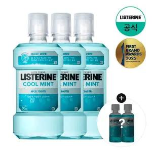 [리스테린][S][캐비티100mlx2개증][리스테린] 쿨민트 마일드 750ml x3