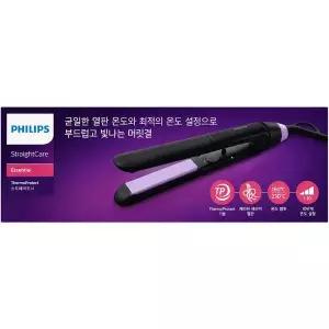 [필립스]PHILIPS 필립스 헤어 스트레이트너 BHS377/10단온도설정/케라틴코팅열판/매직기/고데기
