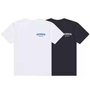 언룩 남녀공용 빅사이즈 러너 프린트 반팔 티셔츠 2XL-9XL