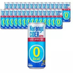 동아오츠카 나랑드 사이다 245ml X 30캔 제로탄산 칼로리