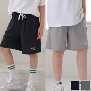 주니어옷 초등화섬반바지 시원한 소재 한여름 여아 남아 팬츠 트레이닝 체육복