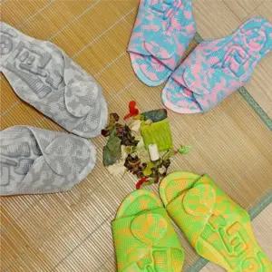 발이 편안한 지압슬리퍼 남성 여성 사무실 쿠션 지압실내화 발마사지 거실화