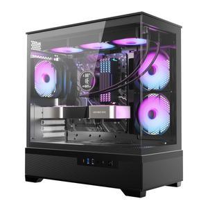:마이크로닉스 WIZMAX ML-360 View 컴퓨터 PC 케이스 (블랙)